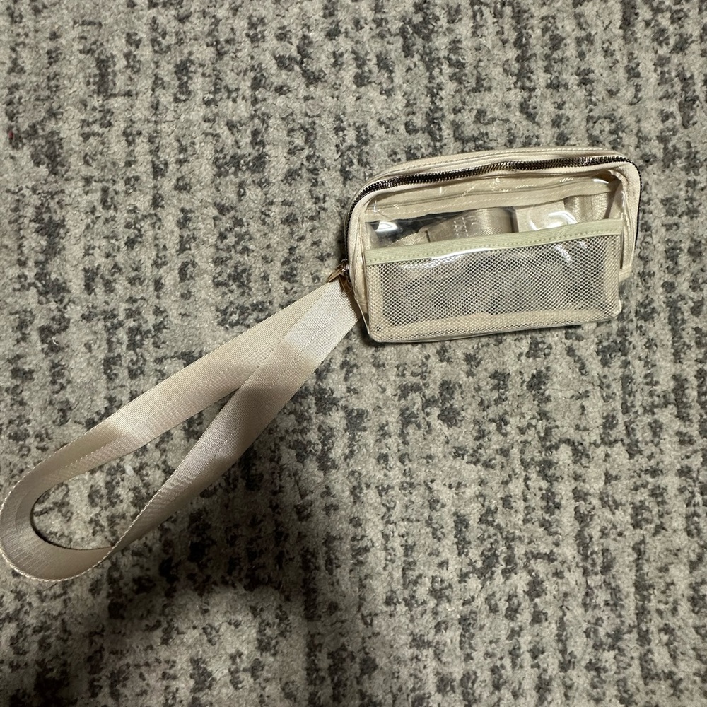 Brand - Lackycc; Length - Length 8", Height 5.5", Width 2"; Color - Beige